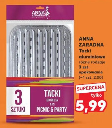 Anna Zaradna Tacki aluminiowe do grilla PICNIC & PARTY