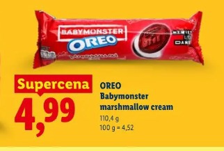 Oreo Babymonster marshmallow cream