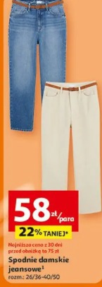Spodnie damskie jeansowe