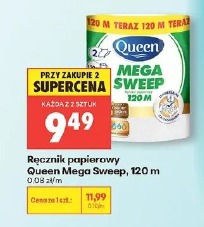 Ręcznik papierowy Queen Mega Sweep, 120 m