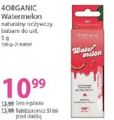 4Organic Watermelon naturalny odżywczy balsam do ust