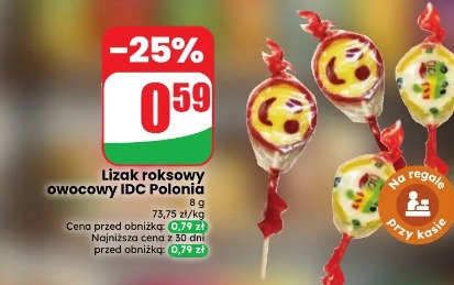 Lizak roksowy owocowy IDC Polonia