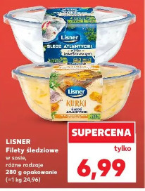 Filety śledziowe w sosie LISNER