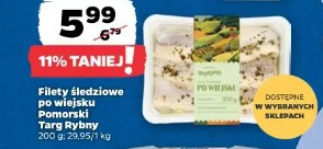 Filety śledziowe po wiejsku Pomorski Targ Rybny