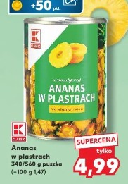 K Classic Ananas w plastrach