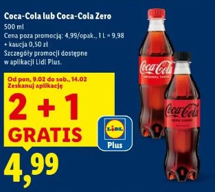 Coca-Cola lub Coca-Cola Zero