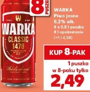 Warka piwo jasne