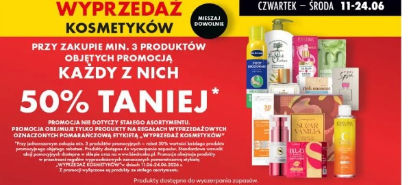 Kosmetyki wyprzedaż