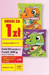 Żelki Dinozaury Candi