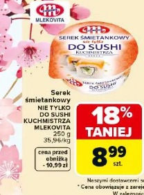 Serek śmietankowy NIE TYLKO DO SUSHI KUCHNIMISTRZA MLEKOVITA