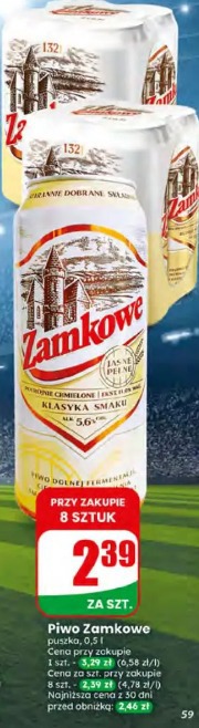 Piwo Zamkowe Jasne Pełne