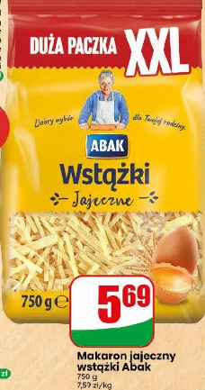 Makaron jajeczny wstążki Abak
