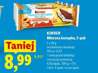 Kinder Mleczna kanapka, 5-pak