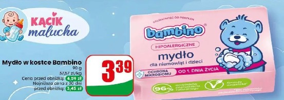 Mydło w kostce Bambino