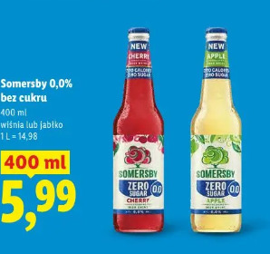 Somersby 0,0% bez cukru wiśnia lub jabłko