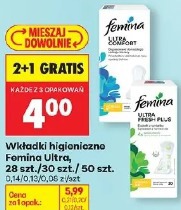 Wkładki higieniczne Femina Ultra, 28 szt./30 szt./50 szt.