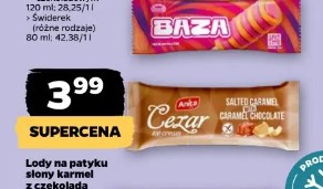 Lody na patyku słony karmel z czekoladą Cezar Anita
