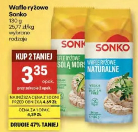 Wafle ryżowe Sonko