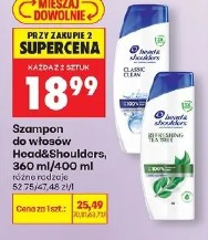 Szampon do włosów Head&Shoulders, 360 ml/400 ml