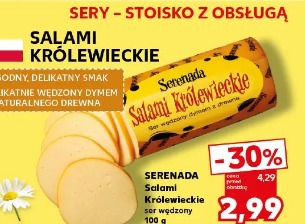 Serenada Salami Królewskie ser wędzony