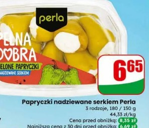 Papryczki nadziewane serkiem Perla