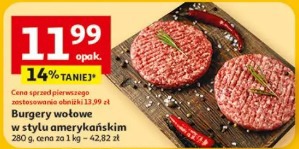 Burgery wołowe w stylu amerykańskim