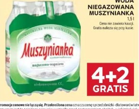 Woda niegazowana Muszynianka