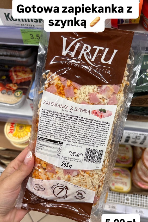 VIRTU Zapiekanka z szynką