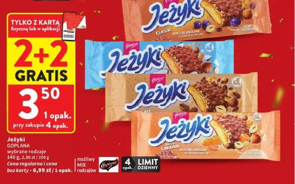 Jeżyki Goplana wybrane rodzaje