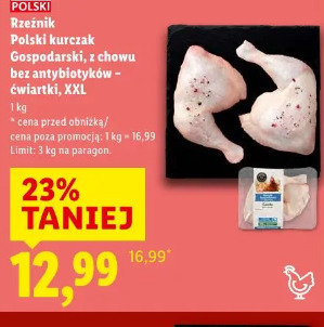 Rzeźnik Polski kurczak Gospodarski, z chowu bez antybiotyków – ćwiartki, XXL
