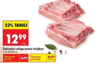 Żeberka wieprzowe trójkąt