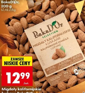 Migdały kalifornijskie łuskane BakaD'Or