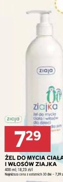 Żel do mycia ciała i włosów Ziajka
