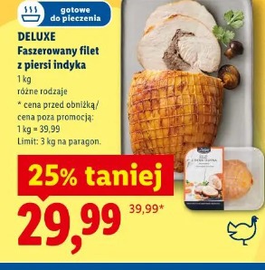 Deluxe Faszerowany filet z piersi indyka