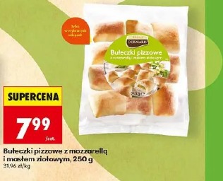 Bułeczki pizzowe z mozzarellą i masłem ziołowym