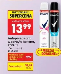 Antyperspirant w spray'u Rexona