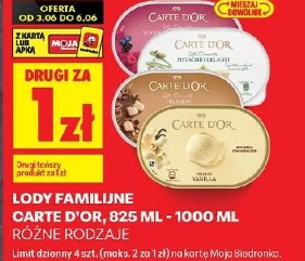 Lody familijne Carte d'Or