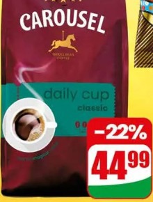 Kawa ziarnista Daily Cup Classic Carousel