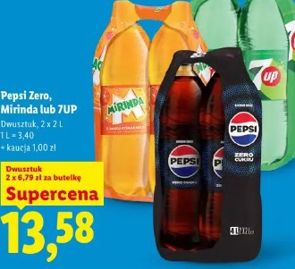 Pepsi Zero, Mirinda lub 7UP