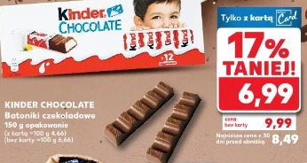 Kinder Chocolate Batoniki czekoladowe