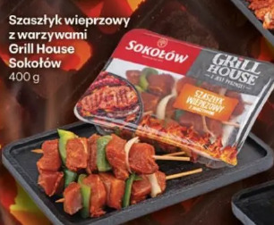 Szaszłyk wieprzowy z warzywami Grill House Sokołów
