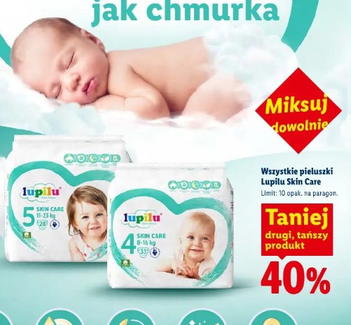 Lupilu Skin Care oddychające pieluszki