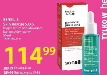 Sensilis Skin Rescue S.O.S. kojące serum odbudowujące barierę skóry twarzy