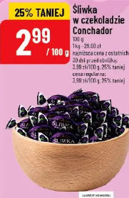 Śliwka w czekoladzie Conchador