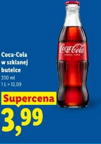 Coca-Cola w szklanej butelce