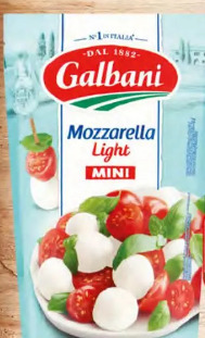 Ser mozzarella mini light Galbani
