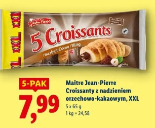 Maitre Jean-Pierre Croissanty z nadzieniem orzechowo-kakaowym, XXL