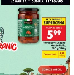 Pomidory suszone Gusto Bello