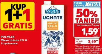 Polmlek Mleko UHT Uchte 2% tł.