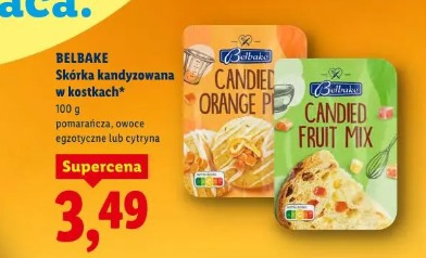 Belbake Skórka kandyzowana w kostkach